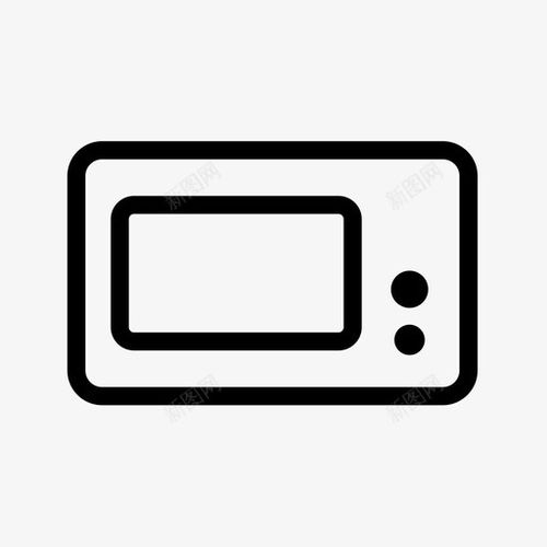 创意微波炉图标设计与免费下载资源探索